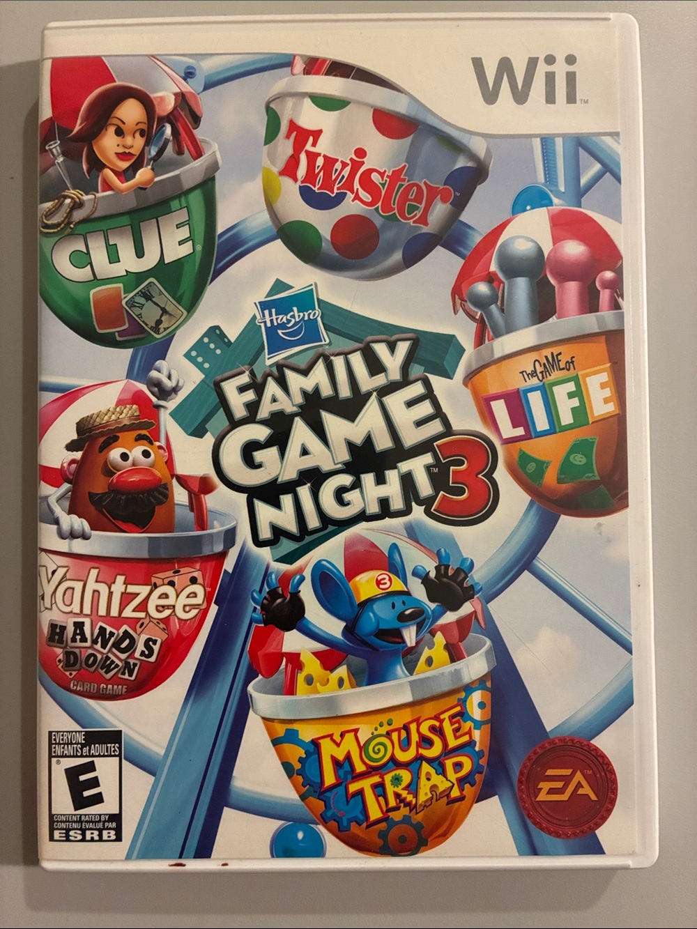 Hasbro Family Game Night 3 Wii - Red, Blue, Green, Yellow